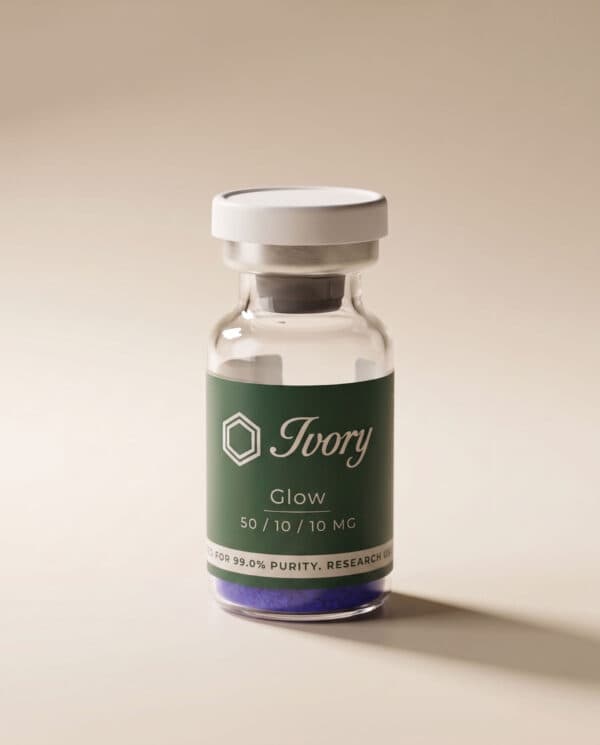 GHK-Cu + BPC-157 + TB-500 Blend, Ivory research vial