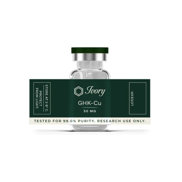 GHK-Cu Copper, Ivory research vial