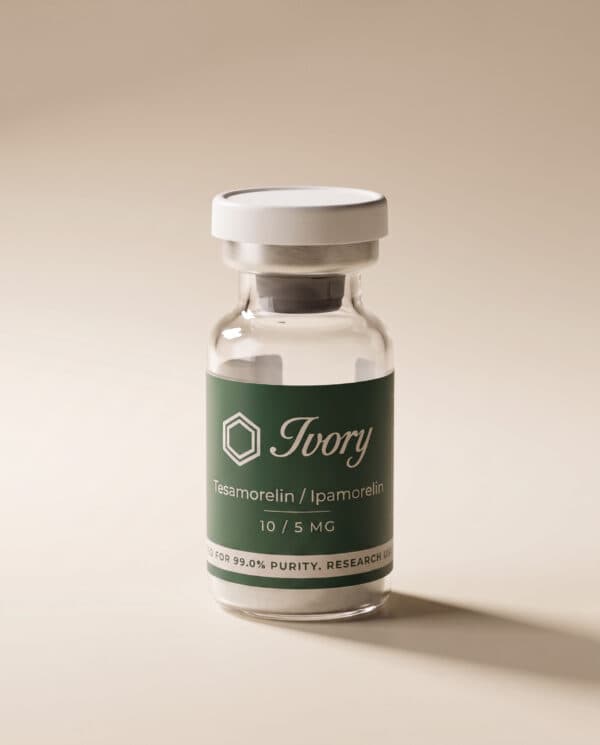 Tesamorelin + Ipamorelin Blend, Ivory research vial