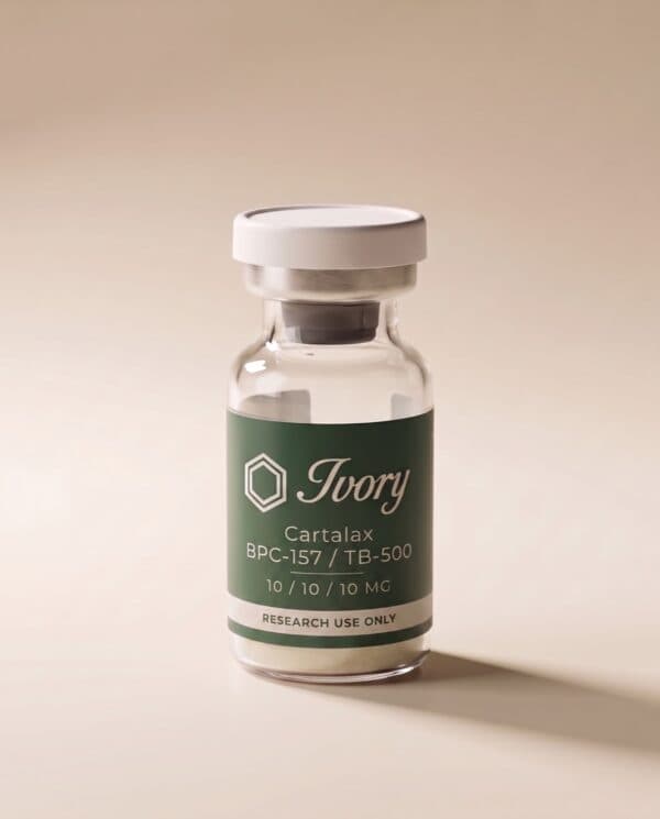 Cartalax + BPC-157 + TB-500 Blend, Ivory research vial